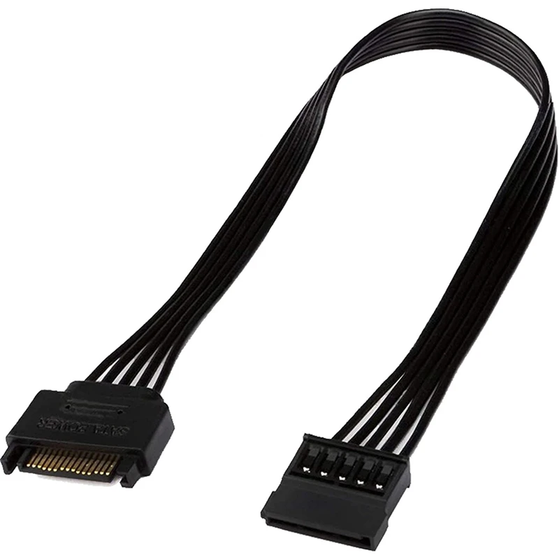 Hot SATA Power Extension Cable,15 Pin SATA Male To Female Extender Power Cable Adapter For Hard Drive Disk HDD,SSD,30CM
Hot SATA Power Extension Cable,15 Pin SATA Male To Female Extender Power Cable Adapter For Hard Drive Disk HDD,SSD,30CM