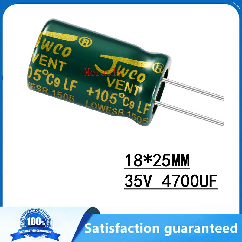 5PCS 35V 4700UF 20% High frequency low impedance electrolytic capacitor Power supply motherboard High temperature resistance
5PCS 35V 4700UF 20% High frequency low impedance electrolytic capacitor Power supply motherboard High temperature resistance