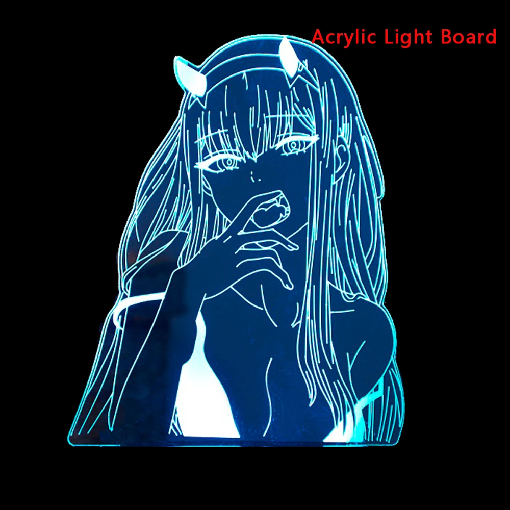 Аниме Zero Two 3d лампа Рисунок Ночник для девочек Манга Подарок Ночник Лампа Darling In The Franxx Акриловая световая доска
Аниме Zero Two 3d лампа Рисунок Ночник для девочек Манга Подарок Ночник Лампа Darling In The Franxx Акриловая световая доска