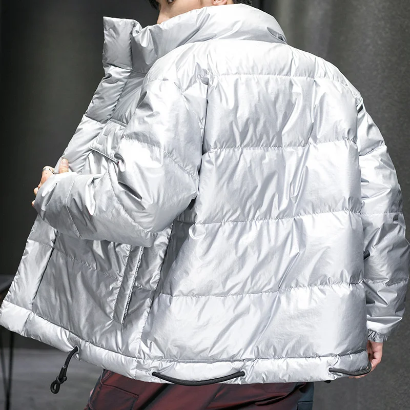 Winter Fashion Men's White Duck Down Stand Collar Bright Face Jacket Outdoor Sport Trekking Soft Shell Tooling Cargo Short Coat
Winter Fashion Men's White Duck Down Stand Collar Bright Face Jacket Outdoor Sport Trekking Soft Shell Tooling Cargo Short Coat