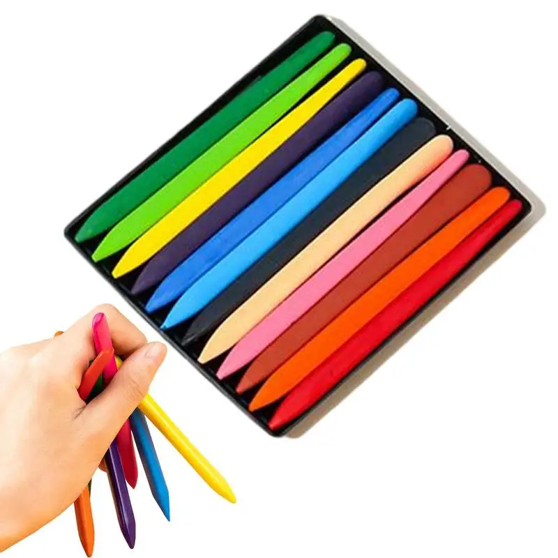 12/24/36 Color Triangle Crayons Safe Non-toxic Coloring Pens Children's Painting No Dirty Hands Graffiti Oil Stick Art Supplies
12/24/36 Color Triangle Crayons Safe Non-toxic Coloring Pens Children's Painting No Dirty Hands Graffiti Oil Stick Art Supplies