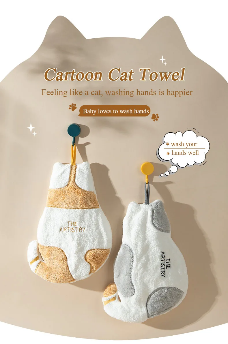 Cute Cat Hand Towel For Child Super Absorbent Microfiber Kitchen Towel High-efficiency Tableware Cleaning Towel Kitchen Tools Ne
Cute Cat Hand Towel For Child Super Absorbent Microfiber Kitchen Towel High-efficiency Tableware Cleaning Towel Kitchen Tools Ne