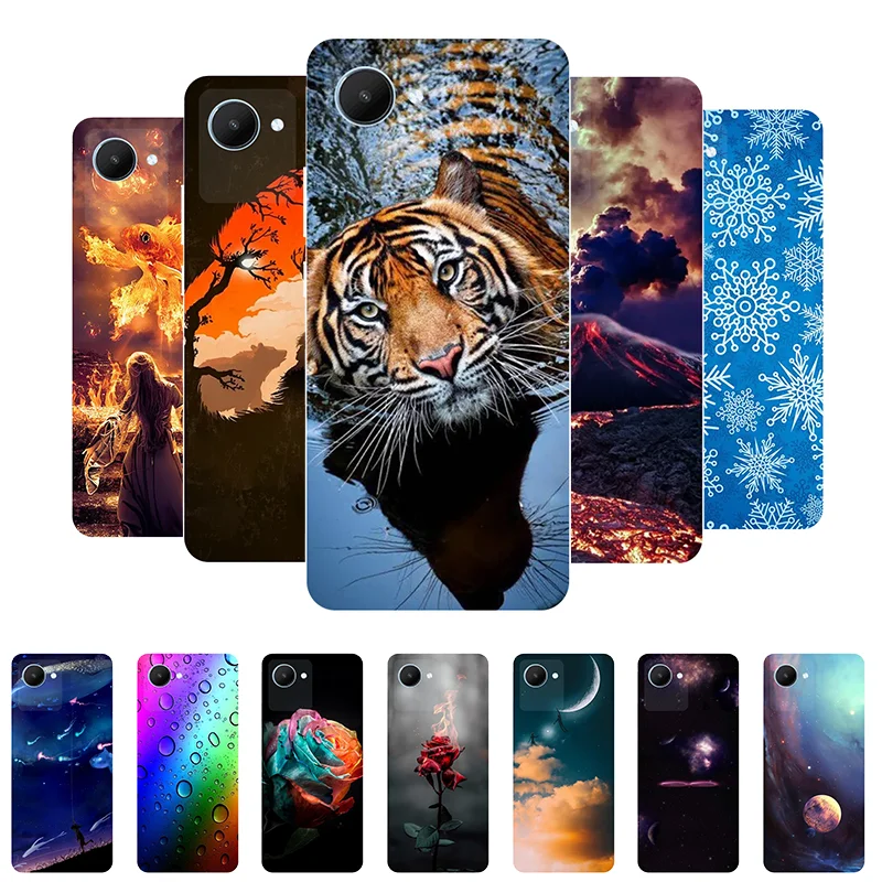 

Realme C30S Case for OPPO Realme C30S Case Cute Cartoon Soft Silicone Back Cover for RealmeC30S C 30S C30 S RMX3690 Phone Case