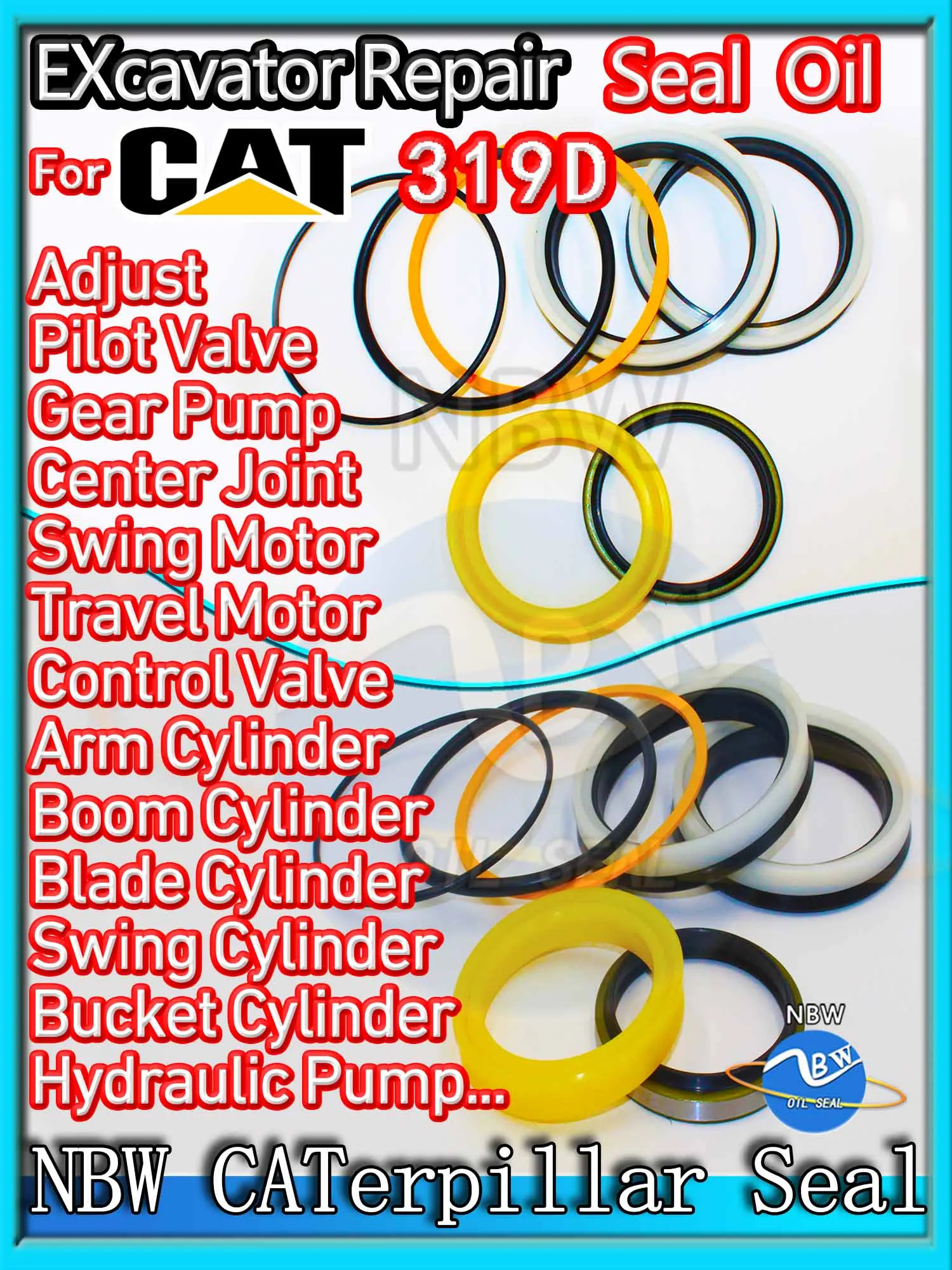 For Caterpillar 319D Excavator Oil Seal Kit High Quality Repair Cat Tool Set Pack Heavy Master Excavating Machinery Maintenance
For Caterpillar 319D Excavator Oil Seal Kit High Quality Repair Cat Tool Set Pack Heavy Master Excavating Machinery Maintenance