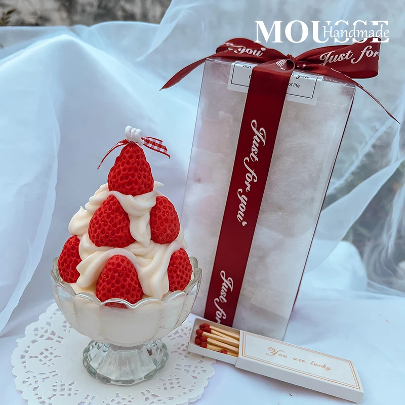 DIY Scented Candles Strawberry Cream Romantic Handmade Smokeless Soy Scented Candles Birthday Gift Bougie Parfumee Home Decor 50 
DIY Scented Candles Strawberry Cream Romantic Handmade Smokeless Soy Scented Candles Birthday Gift Bougie Parfumee Home Decor 50