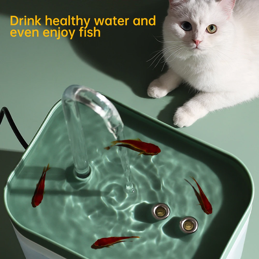 Automatic Cat Water Fountain Filter USB Electric Mute Cat Drink Bowl Pet Drinking Dispenser Drinker for Cats Water Filter 1.5L
Automatic Cat Water Fountain Filter USB Electric Mute Cat Drink Bowl Pet Drinking Dispenser Drinker for Cats Water Filter 1.5L