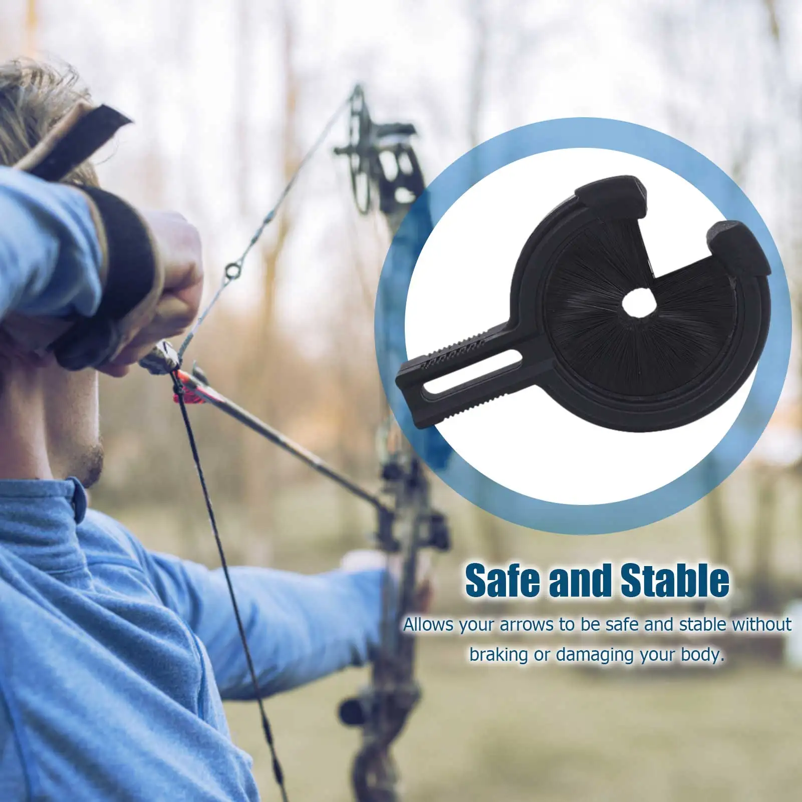 Bow Rest Arrow Compound Bow Rest Left Right Set Round Hand Brush Screw Bristle Arrow Stand On For Arrow Maintenance
Bow Rest Arrow Compound Bow Rest Left Right Set Round Hand Brush Screw Bristle Arrow Stand On For Arrow Maintenance