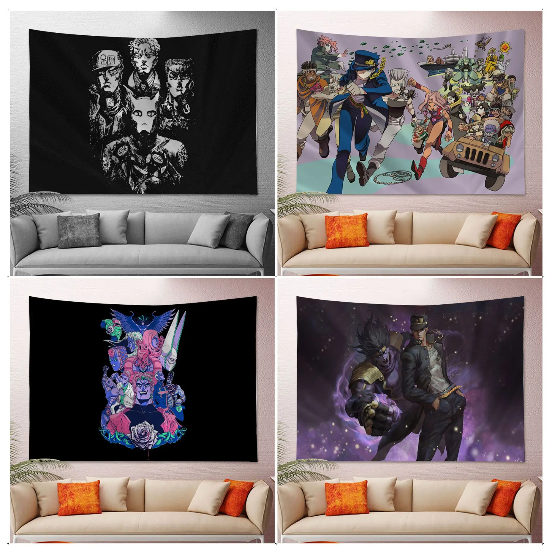 Anime JoJos Bizarre Adventure Wall Tapestry Japanese Wall Tapestry Anime Wall Hanging Sheets
Anime JoJos Bizarre Adventure Wall Tapestry Japanese Wall Tapestry Anime Wall Hanging Sheets