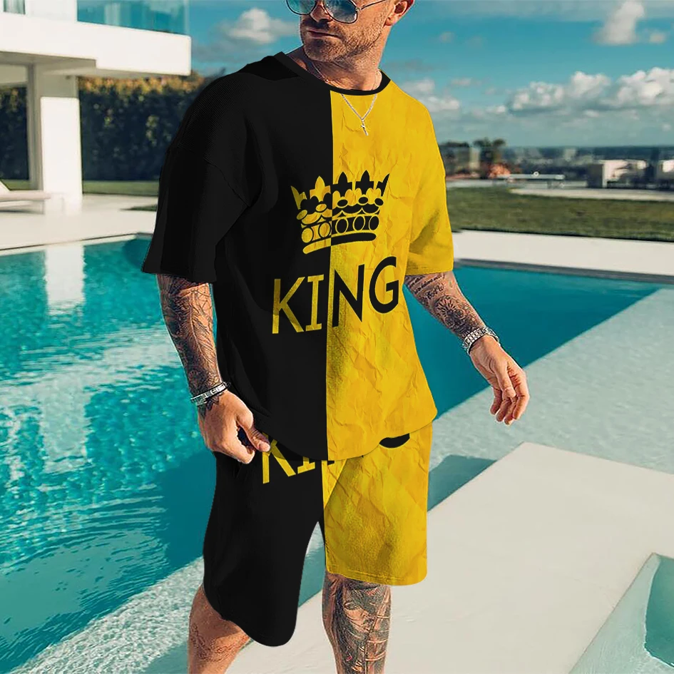 Summer Men Sets 3D Printed Tracksuits Clothing Men's Sportswear Casual Shorts+tshirts Set Sweat Suits Summer Tracksuit Men Sets
Summer Men Sets 3D Printed Tracksuits Clothing Men's Sportswear Casual Shorts+tshirts Set Sweat Suits Summer Tracksuit Men Sets