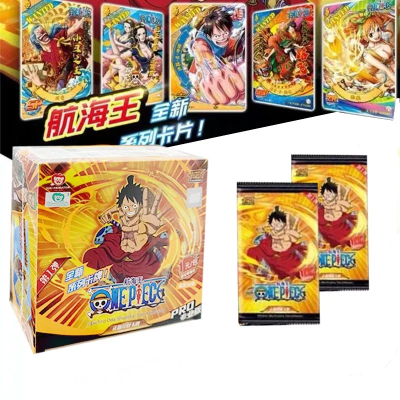 One Piece Collections Rare Cards Box Anime Luffy Zoro Nami Chopper Tcg Game Collectibles Card Battle For Child Birthday Gift Toy
One Piece Collections Rare Cards Box Anime Luffy Zoro Nami Chopper Tcg Game Collectibles Card Battle For Child Birthday Gift Toy