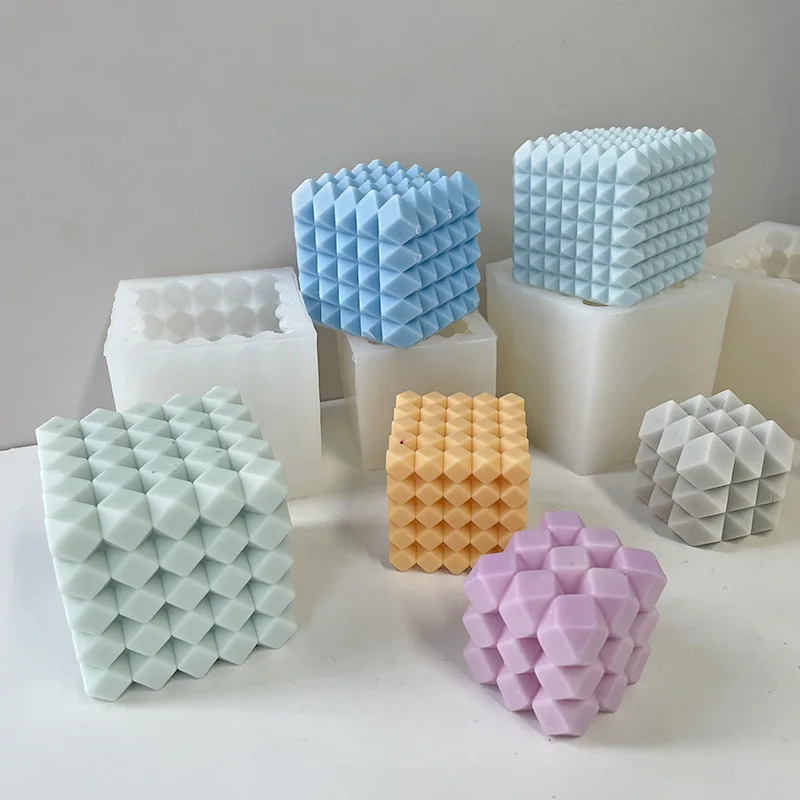 Candles Silicone Mold 3D Magic Bubble Cube Ball DIY Chocolate Candle Molds Wax Plaster Soap Mousse Making Clay Resin Epoxy Mould
Candles Silicone Mold 3D Magic Bubble Cube Ball DIY Chocolate Candle Molds Wax Plaster Soap Mousse Making Clay Resin Epoxy Mould