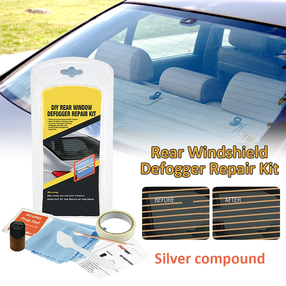 DIY Quick Repair Car Rear Window Defogger Repair Kit Glass Grid Fix Defroster Broken Window Scratched Lines Heater
DIY Quick Repair Car Rear Window Defogger Repair Kit Glass Grid Fix Defroster Broken Window Scratched Lines Heater
