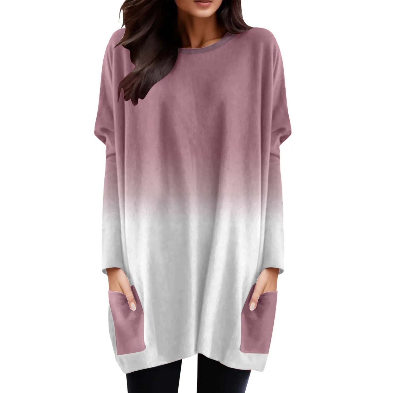 2023 Spring and Autumn New Long Sleeve Gradient Loose Round Neck Sweatshirt Casual Fashion Loose Plus Size Retro Women's Wear
2023 Spring and Autumn New Long Sleeve Gradient Loose Round Neck Sweatshirt Casual Fashion Loose Plus Size Retro Women's Wear