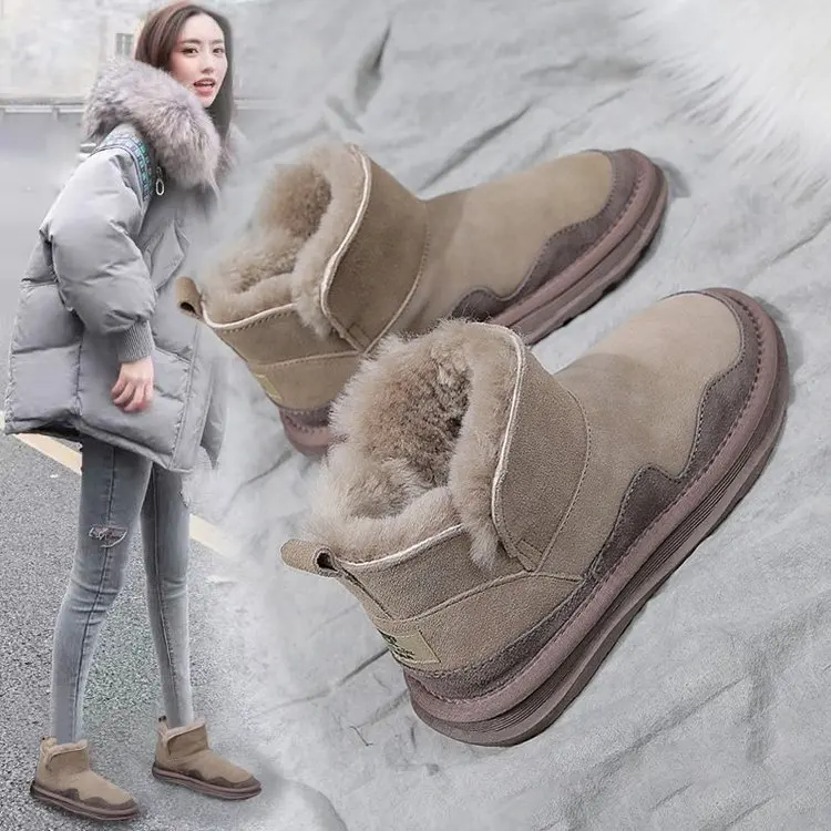 2022 Winter New Fashion Snow Boots Snow Boots Flat Rubber Low Heeled Round Toe PU Winter Short Barrel
2022 Winter New Fashion Snow Boots Snow Boots Flat Rubber Low Heeled Round Toe PU Winter Short Barrel