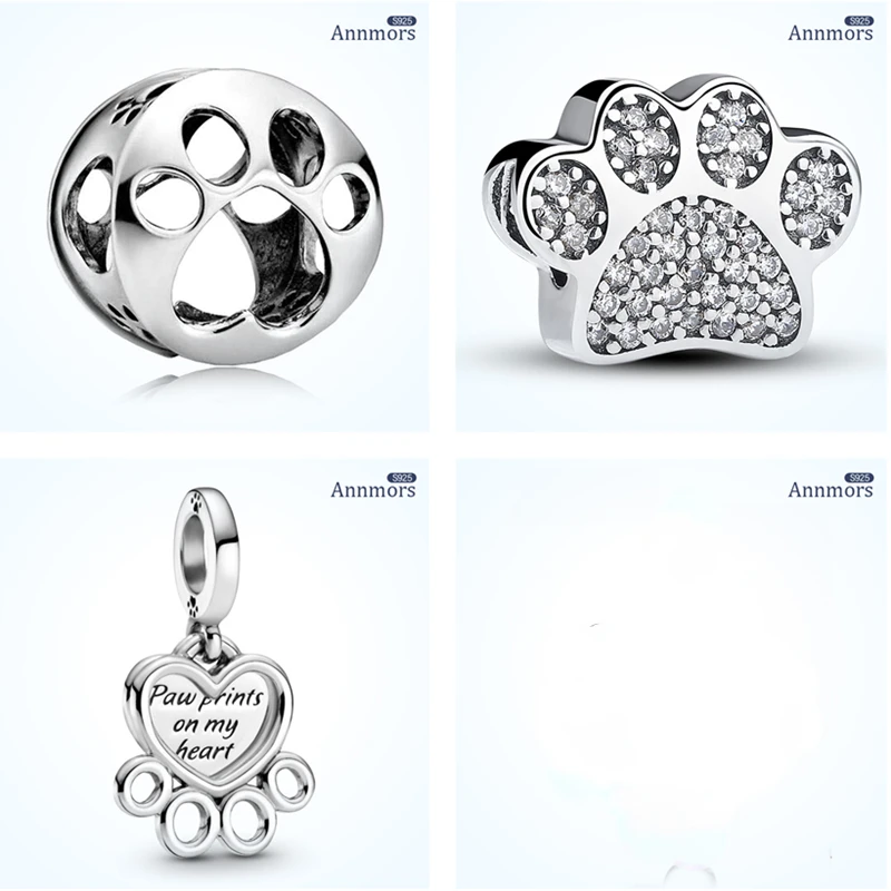 Love My Pet Footprint Charm Fit Original Necklace Bracelet Charm Heart Dog Paw Print Vintage Silver Plated Jewelry 
Love My Pet Footprint Charm Fit Original Necklace Bracelet Charm Heart Dog Paw Print Vintage Silver Plated Jewelry