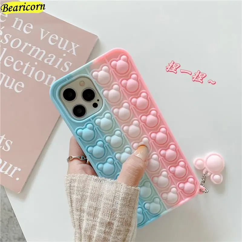 Pop Fidget Toys Bubble Case For iPhone 11 12 13 Pro X Xs Max XR 6 6s 7 8 Plus SE Reduced Pressure Rainbow Soft Cover
Pop Fidget Toys Bubble Case For iPhone 11 12 13 Pro X Xs Max XR 6 6s 7 8 Plus SE Reduced Pressure Rainbow Soft Cover