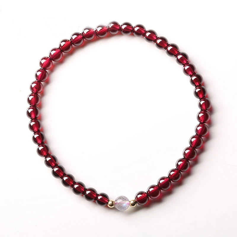 2022 New Handmade 4mm Garnet Strand Bracelets For Women Natural Moonstone Jewelry Bohemia Pulsera
2022 New Handmade 4mm Garnet Strand Bracelets For Women Natural Moonstone Jewelry Bohemia Pulsera