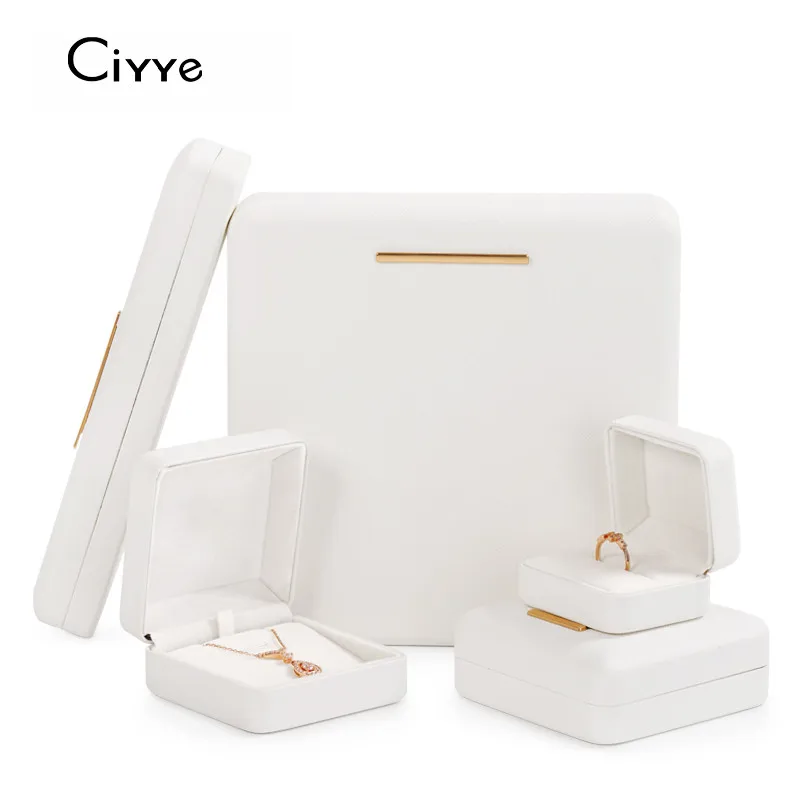 Ciyye Romantic White PU Leather&Flannelette Ring Box Pendant Case Bangle Organizer Jewelry Box for Engagement
Ciyye Romantic White PU Leather&Flannelette Ring Box Pendant Case Bangle Organizer Jewelry Box for Engagement