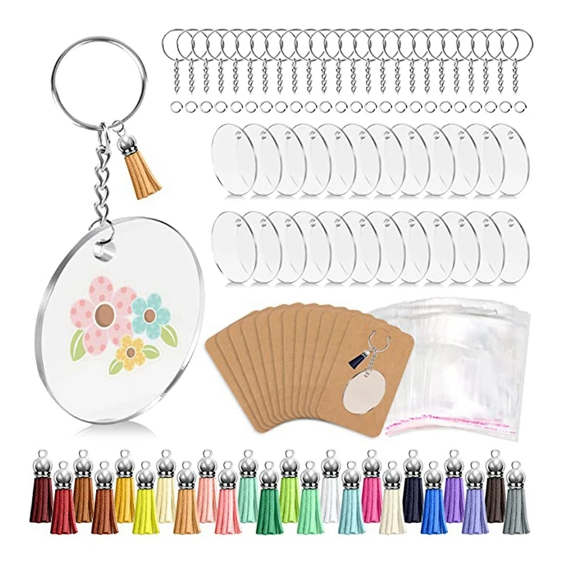 144 PCS Acrylic Keychain Blank Set,Key Chain For Vinyl Key Come With Acrylic Blank Bulk, For DIY Keychain Vinyl Crafting
144 PCS Acrylic Keychain Blank Set,Key Chain For Vinyl Key Come With Acrylic Blank Bulk, For DIY Keychain Vinyl Crafting