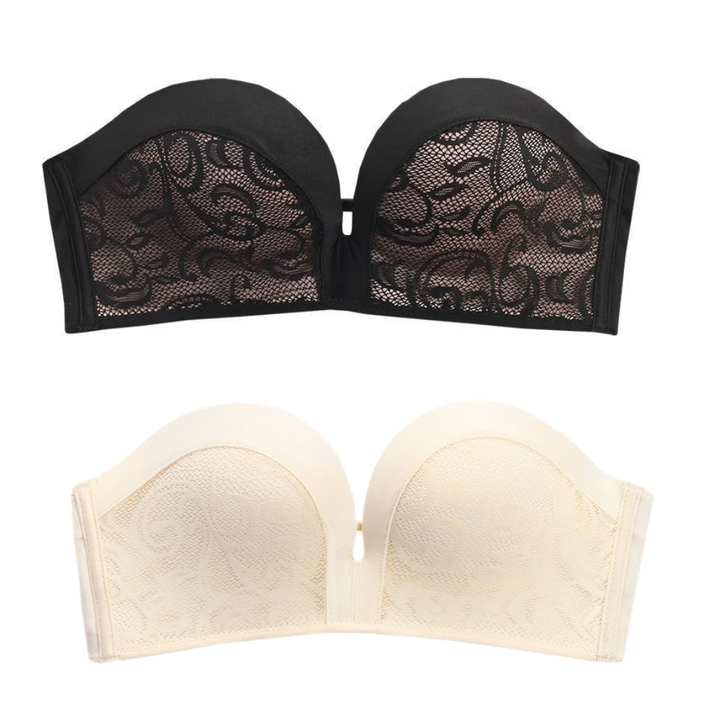 Lace Black Strapless Bra For Women Sexy Push Up Female Underwear Lingerie Back Closure Bracieres Sexys Ladies Bralette Mujer
Lace Black Strapless Bra For Women Sexy Push Up Female Underwear Lingerie Back Closure Bracieres Sexys Ladies Bralette Mujer
