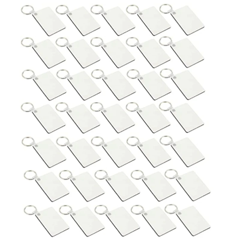 35PCS Rectangle Blank Board Keyring Keychain Printing Keyrings Women Men DIY Sublimation Key Chains Accessories
35PCS Rectangle Blank Board Keyring Keychain Printing Keyrings Women Men DIY Sublimation Key Chains Accessories