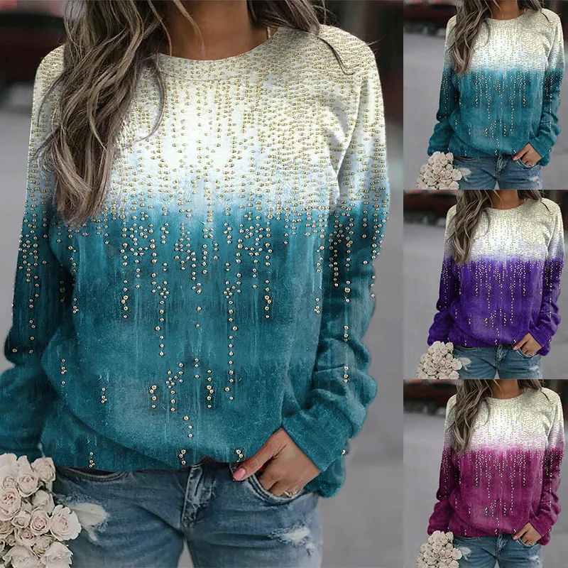 Vintage Sweater New Design Printed T-shirt Everyday Elegant Pullover Round Neck Top Autumn Winter Women's Fashion Long Sleeve
Vintage Sweater New Design Printed T-shirt Everyday Elegant Pullover Round Neck Top Autumn Winter Women's Fashion Long Sleeve