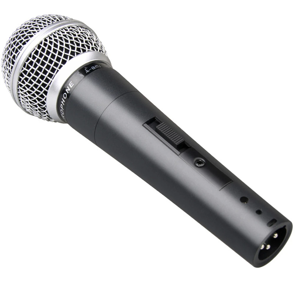 Professional Wired Dynamic Handheld Microphone Cardioid Mic For KTV Stage Show Moving Coil Megaphone Public Transmitter
Professional Wired Dynamic Handheld Microphone Cardioid Mic For KTV Stage Show Moving Coil Megaphone Public Transmitter