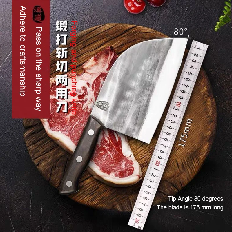 Hx-outdoors Hand forged Slaughter knife Domestic bone-cutting chicken and duck axe knife thickened and weighted kitchen machete
Hx-outdoors Hand forged Slaughter knife Domestic bone-cutting chicken and duck axe knife thickened and weighted kitchen machete