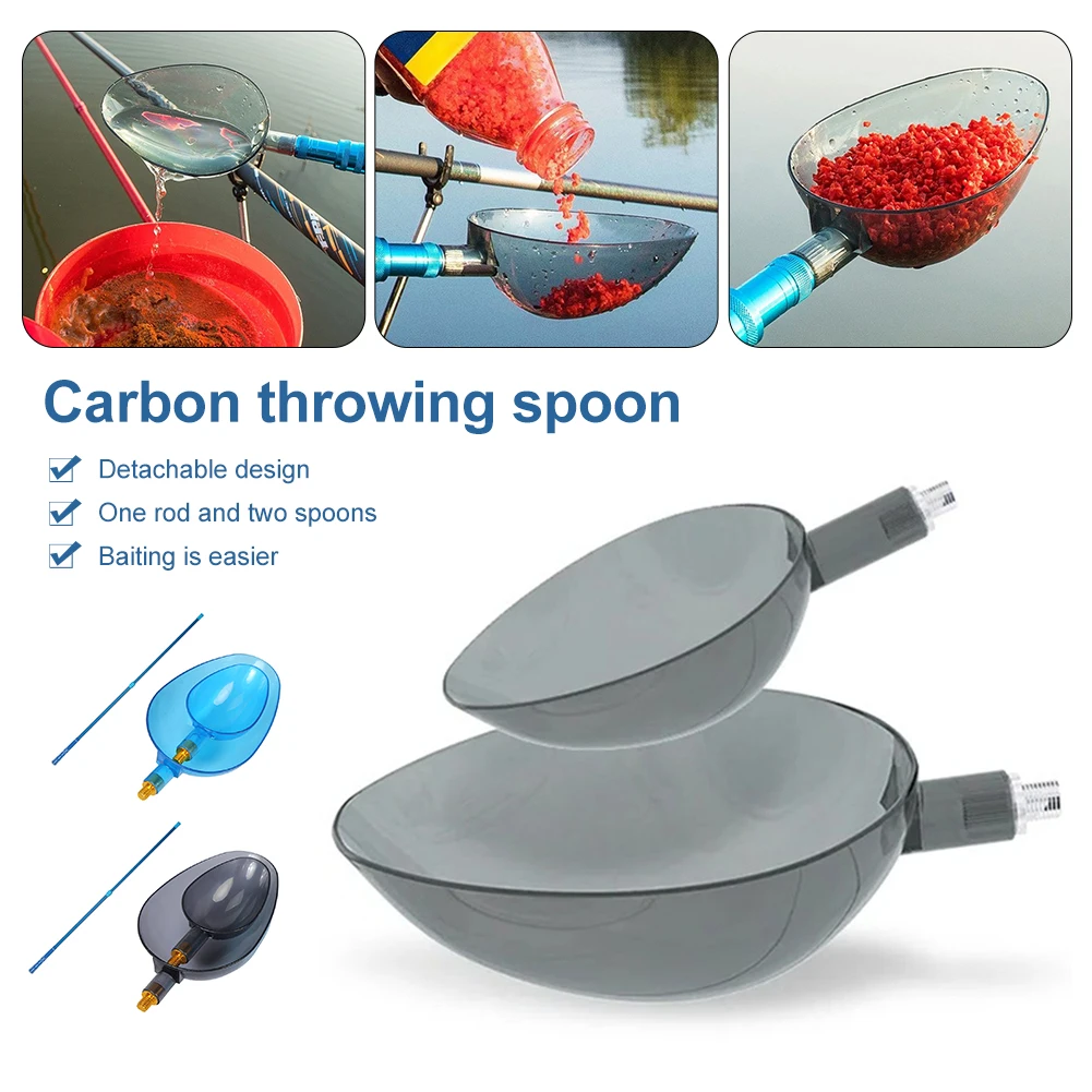 High Quality Bait Throwing Spoon Setter Telescopic Rod Long Throw Fixed Point Fishing Tackle Bait Spoon Fishing Tackle
High Quality Bait Throwing Spoon Setter Telescopic Rod Long Throw Fixed Point Fishing Tackle Bait Spoon Fishing Tackle