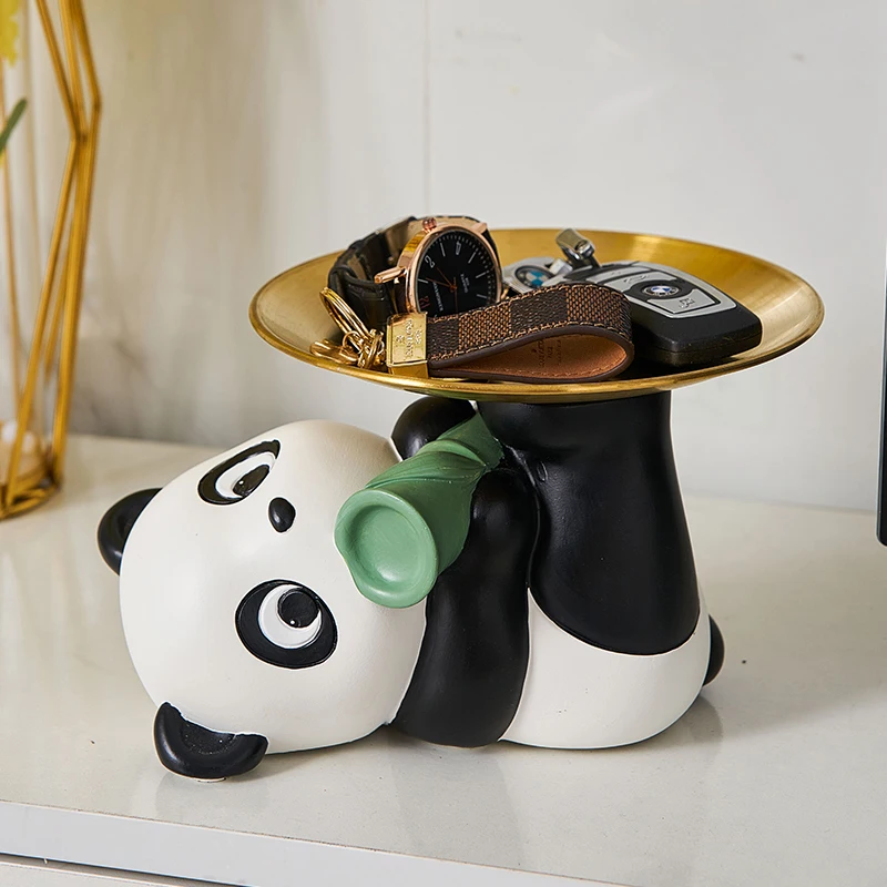 Nodic Resin Panda Tray Figurines for Interior Entrance Key Desktop Candy Storage Container Home Office Table Decor Accessorie
Nodic Resin Panda Tray Figurines for Interior Entrance Key Desktop Candy Storage Container Home Office Table Decor Accessorie