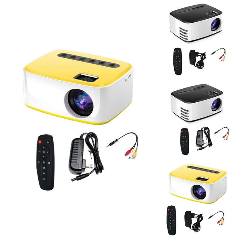 T20 Mini Projector Same-Screen Version Portable USB HD LED Projector Home Media Video Player Projector 
T20 Mini Projector Same-Screen Version Portable USB HD LED Projector Home Media Video Player Projector