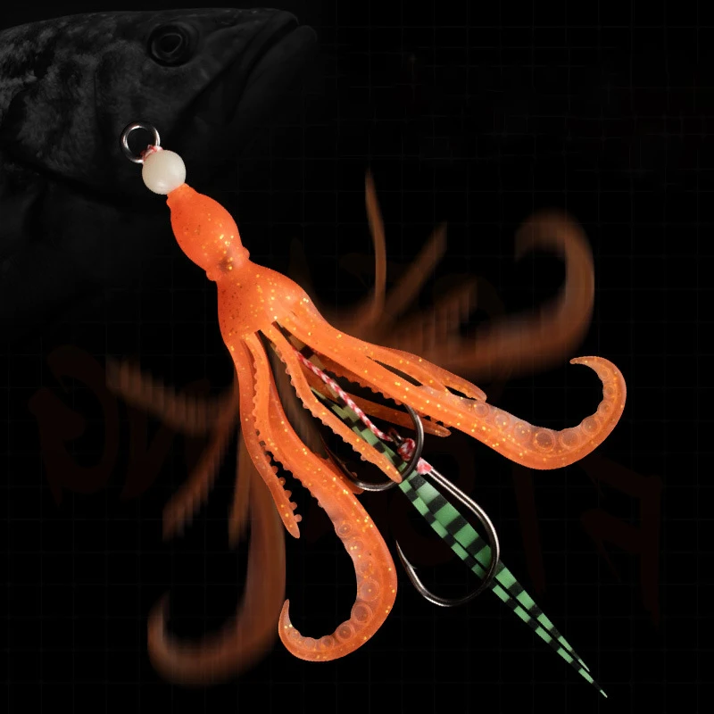 Sea Fishing Squid String Hook TPE Luminous Simulation Soft Bait BKK Deep Sea Boat Jig Fishing Hooks Carp Fishing Accessories
Sea Fishing Squid String Hook TPE Luminous Simulation Soft Bait BKK Deep Sea Boat Jig Fishing Hooks Carp Fishing Accessories