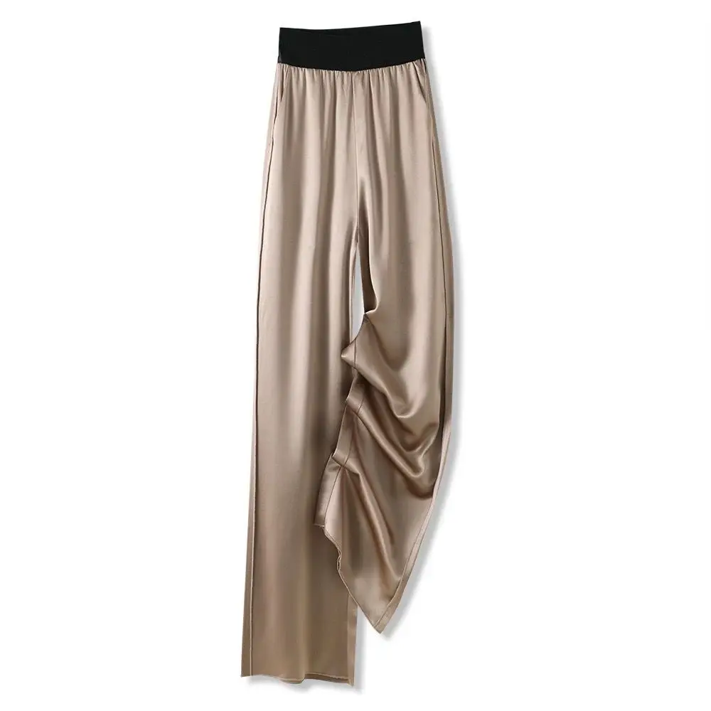 Solid Summer Casual Wide Leg Pants For Women With Fashionable Style And Hanging High Waisted Straight Leg Pants
Solid Summer Casual Wide Leg Pants For Women With Fashionable Style And Hanging High Waisted Straight Leg Pants