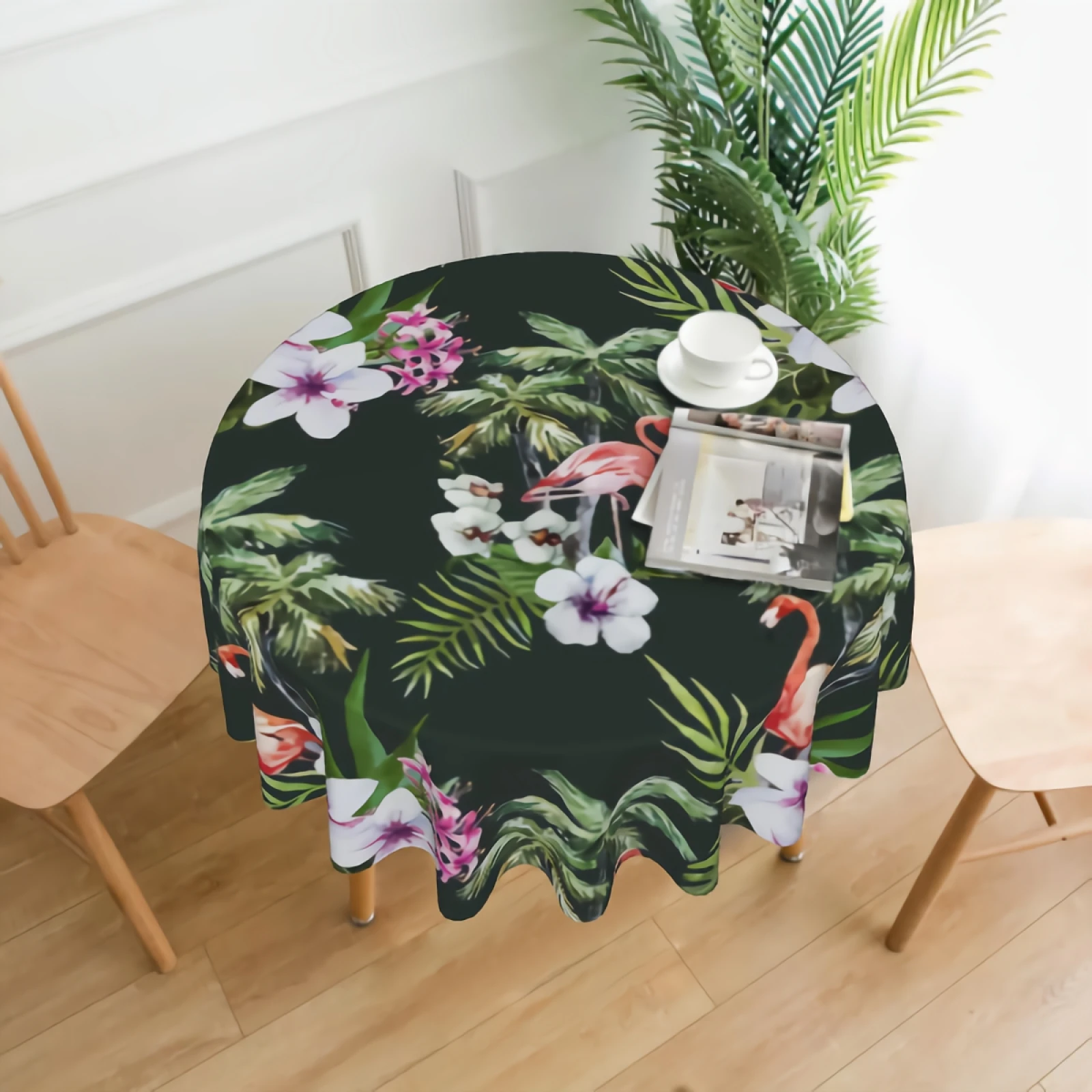 Watercolor Flamingo In Jungle Table Cloth Cover Washable 60" Dining Decorative for Home Kitchen Party Wedding
Watercolor Flamingo In Jungle Table Cloth Cover Washable 60" Dining Decorative for Home Kitchen Party Wedding