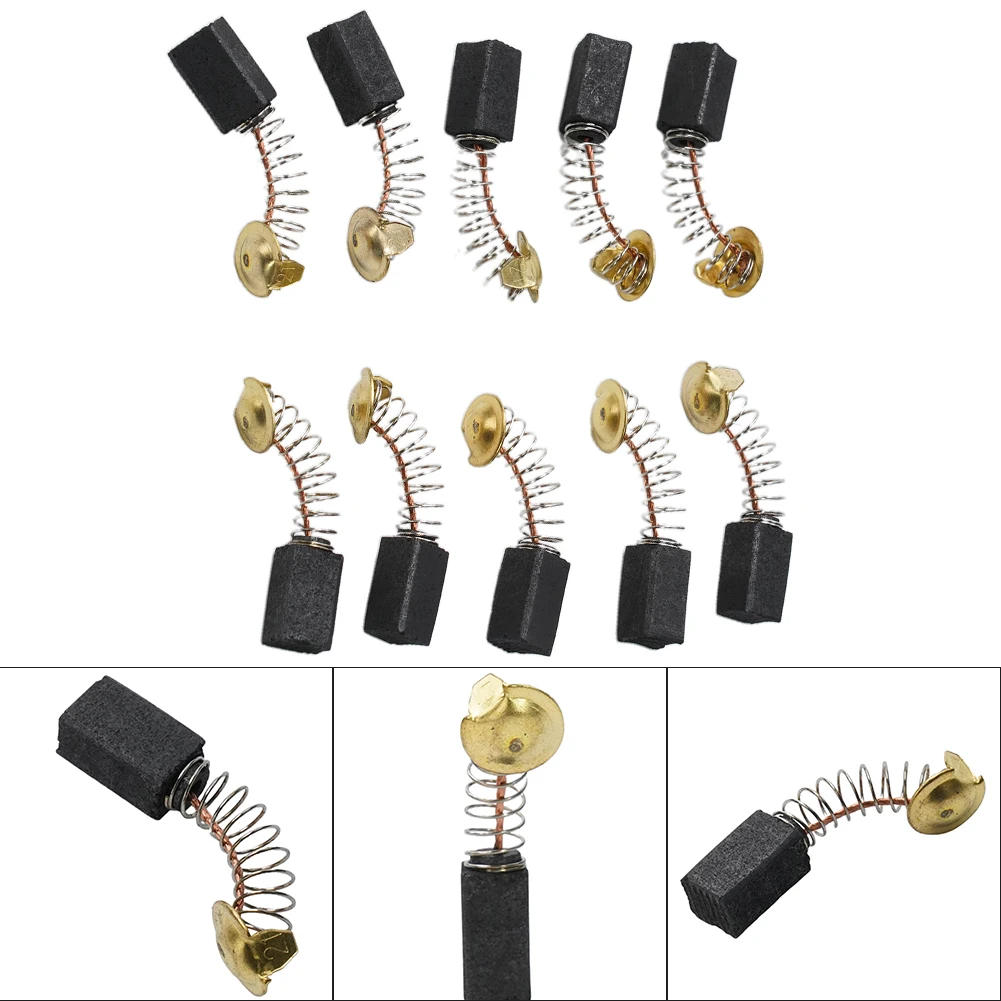 10pcs Carbon Brushes For Electric Motors 13 X 7.5 X 6.5mm Circular Saws Electric Hammer Drills Angle Grinders Replacement Part
10pcs Carbon Brushes For Electric Motors 13 X 7.5 X 6.5mm Circular Saws Electric Hammer Drills Angle Grinders Replacement Part