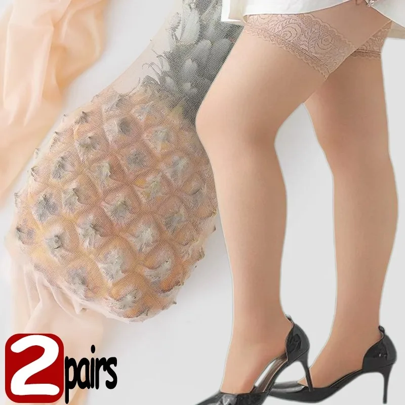 1/2pairs Plus Size Thigh High Knee Stockings Women Sexy Lace Lingerie Ultra-thin Elastic Stockings Lace Top Stay Up Silk Socks
1/2pairs Plus Size Thigh High Knee Stockings Women Sexy Lace Lingerie Ultra-thin Elastic Stockings Lace Top Stay Up Silk Socks