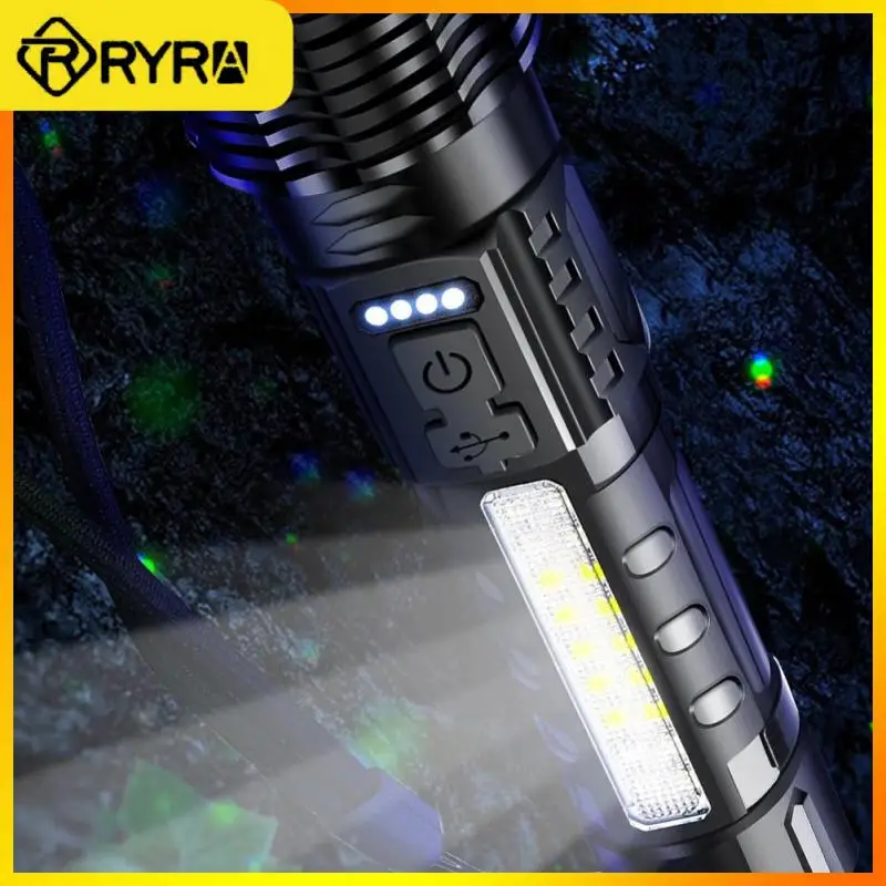 Waterproof Battery Torch Built-in Battery Flashlight Zoom Lamp Emergency Spotlights Spotlights Hand Lamp For Camping Tactical
Waterproof Battery Torch Built-in Battery Flashlight Zoom Lamp Emergency Spotlights Spotlights Hand Lamp For Camping Tactical