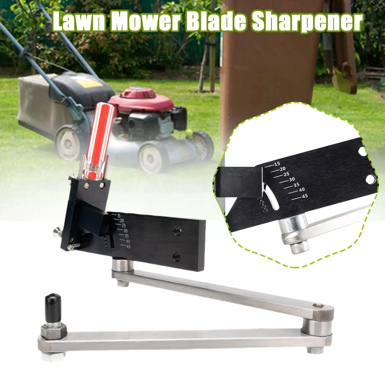 Sharpener Wide Mower Blade Adjustable With Bearings Lawn Sharpener Frame Sharpen Mower Lawn Blades Mower Lawn Mower P4P1
Sharpener Wide Mower Blade Adjustable With Bearings Lawn Sharpener Frame Sharpen Mower Lawn Blades Mower Lawn Mower P4P1