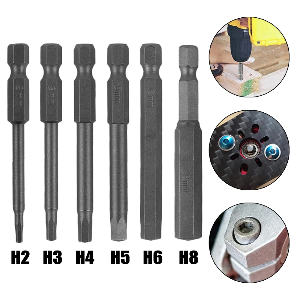 6pcs Length 65mm Hexagon Screwdriver Bit Alloy Steel Hex Shank Screw Drivers Impact Driver Power Drill 2-8mm
6pcs Length 65mm Hexagon Screwdriver Bit Alloy Steel Hex Shank Screw Drivers Impact Driver Power Drill 2-8mm