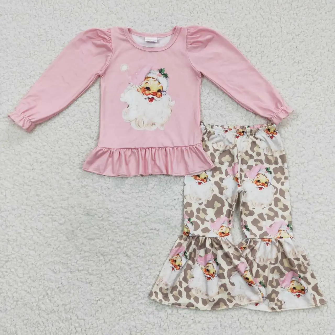 high quality long sleeve Santa pink outfits children's winter clothes toddler girls clothing sets
high quality long sleeve Santa pink outfits children's winter clothes toddler girls clothing sets