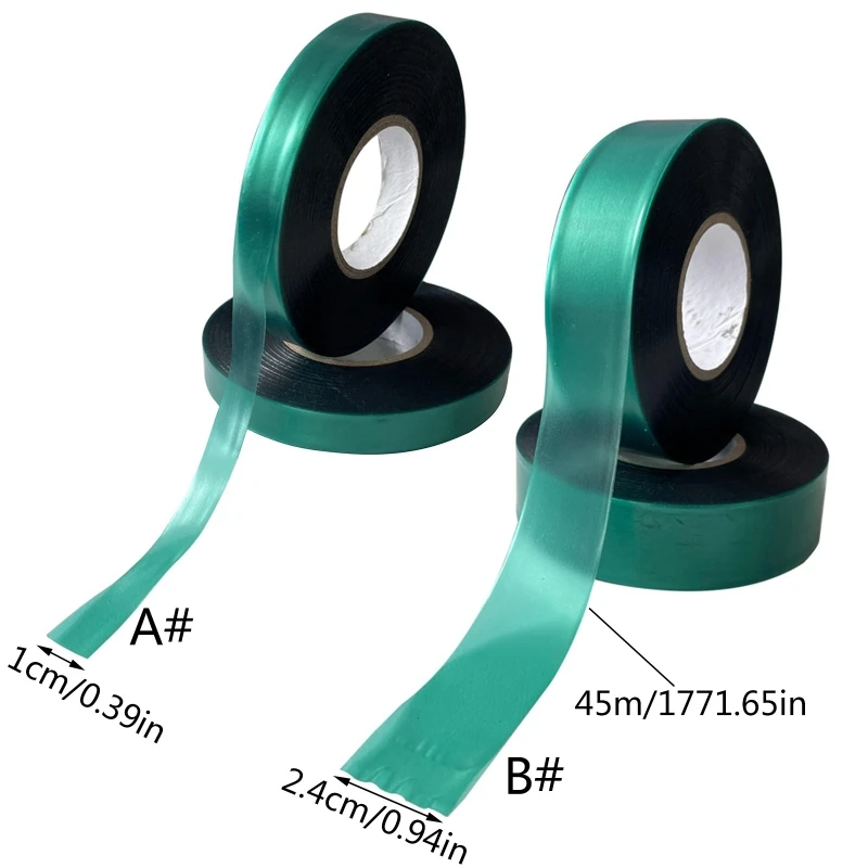 147 Ft 1/2.4cm Width Stretch Tie Tape 2 Rolls Thick Plant Green Ribbon Indoor Outdoor Garden Tape for Plants Growing
147 Ft 1/2.4cm Width Stretch Tie Tape 2 Rolls Thick Plant Green Ribbon Indoor Outdoor Garden Tape for Plants Growing