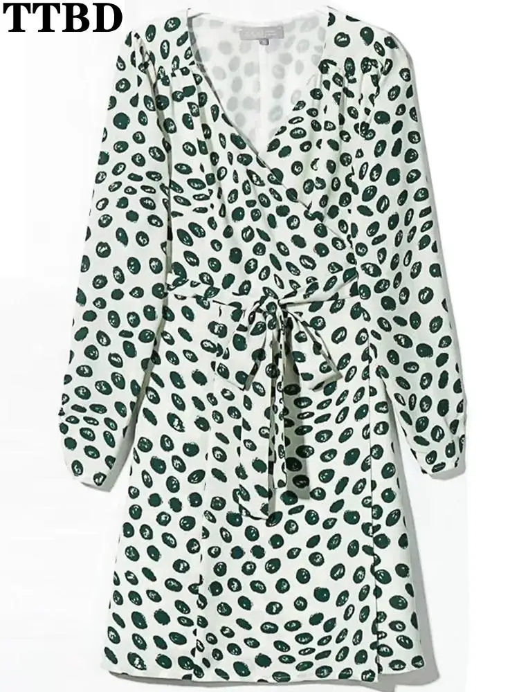 TTBD sexy. dress traf Women 2022 fashion french with belt printed mini dress vintage long sleeves v neck female dresses mujer
TTBD sexy. dress traf Women 2022 fashion french with belt printed mini dress vintage long sleeves v neck female dresses mujer