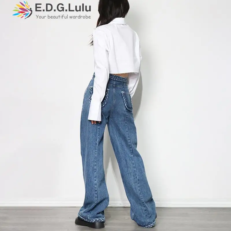 EDGLuLu 2022 весна женская блузка с отложным воротником с длинным рукавом шикарные модные короткие блузки простые женские белые топы 0709
EDGLuLu 2022 весна женская блузка с отложным воротником с длинным рукавом шикарные модные короткие блузки простые женские белые топы 0709