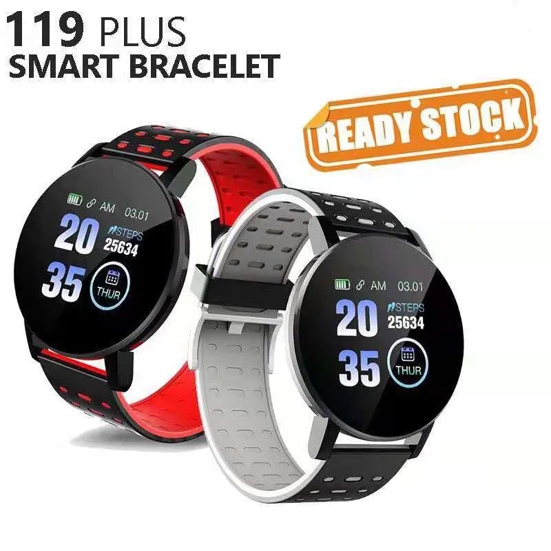 119 Plus Bluetooth Smart Watch Men Women Sports Fitness Tracker Band Waterproof Heart Rate Moniter Smartwatch Android With Clock
119 Plus Bluetooth Smart Watch Men Women Sports Fitness Tracker Band Waterproof Heart Rate Moniter Smartwatch Android With Clock