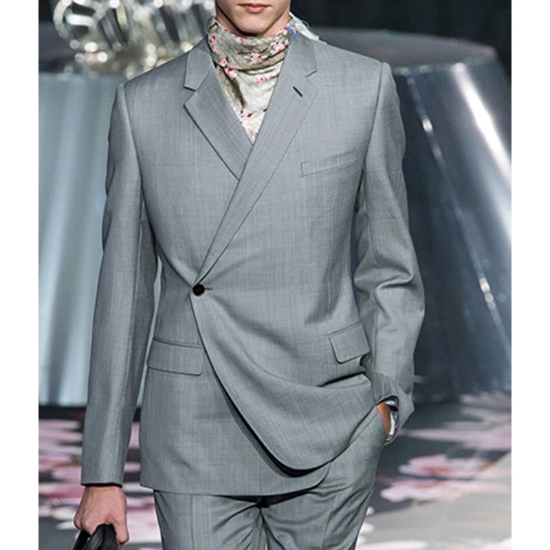 One Button Men Suits Slim Fit for Wedding Boyfriend Notch Lapel Male Fashion Groom Tuxedo 2 Piece Male Jacket with Pants 2023
One Button Men Suits Slim Fit for Wedding Boyfriend Notch Lapel Male Fashion Groom Tuxedo 2 Piece Male Jacket with Pants 2023