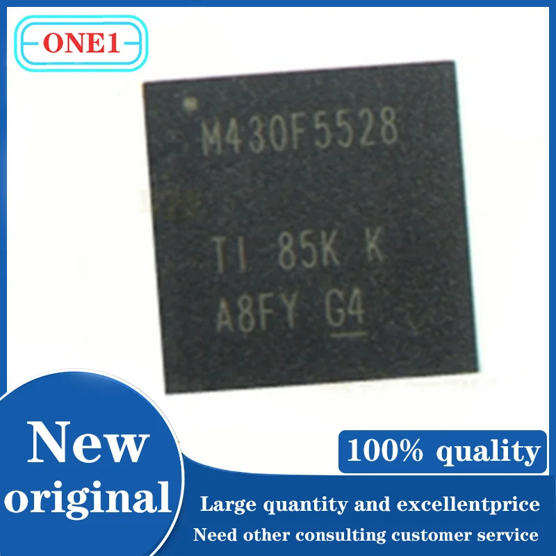 1PCS/lot New original MSP430F5528IRGCR MSP430F5528 M430F5528 QFN-64-EP(9x9) Microcontroller Units (MCUs/MPUs/SOCs) ROHS
1PCS/lot New original MSP430F5528IRGCR MSP430F5528 M430F5528 QFN-64-EP(9x9) Microcontroller Units (MCUs/MPUs/SOCs) ROHS