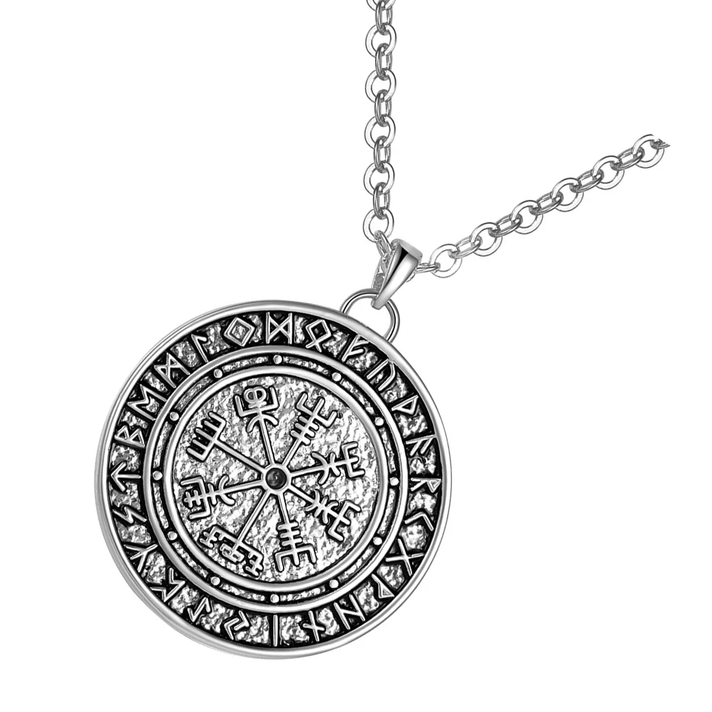 Necklace Pendant Jewelry Viking Men Neck Chain Compass Amulet Clavicle Dangle Vegvisirpagan Scandinavian Runes Protection Norse
Necklace Pendant Jewelry Viking Men Neck Chain Compass Amulet Clavicle Dangle Vegvisirpagan Scandinavian Runes Protection Norse