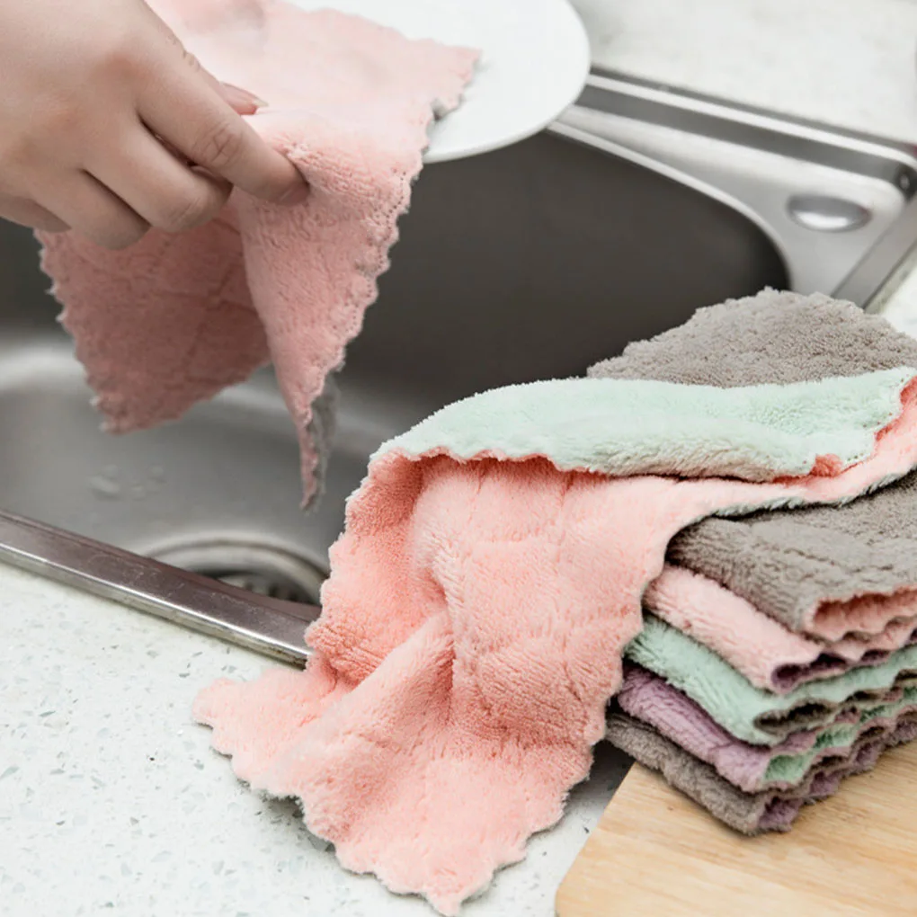 5/10PCS Microfiber Kitchen Dish Cloth Super Absorbent High-efficiency Kitchen Cleaning Cloths Non-stick Oil Dish Towel Gadgets
5/10PCS Microfiber Kitchen Dish Cloth Super Absorbent High-efficiency Kitchen Cleaning Cloths Non-stick Oil Dish Towel Gadgets