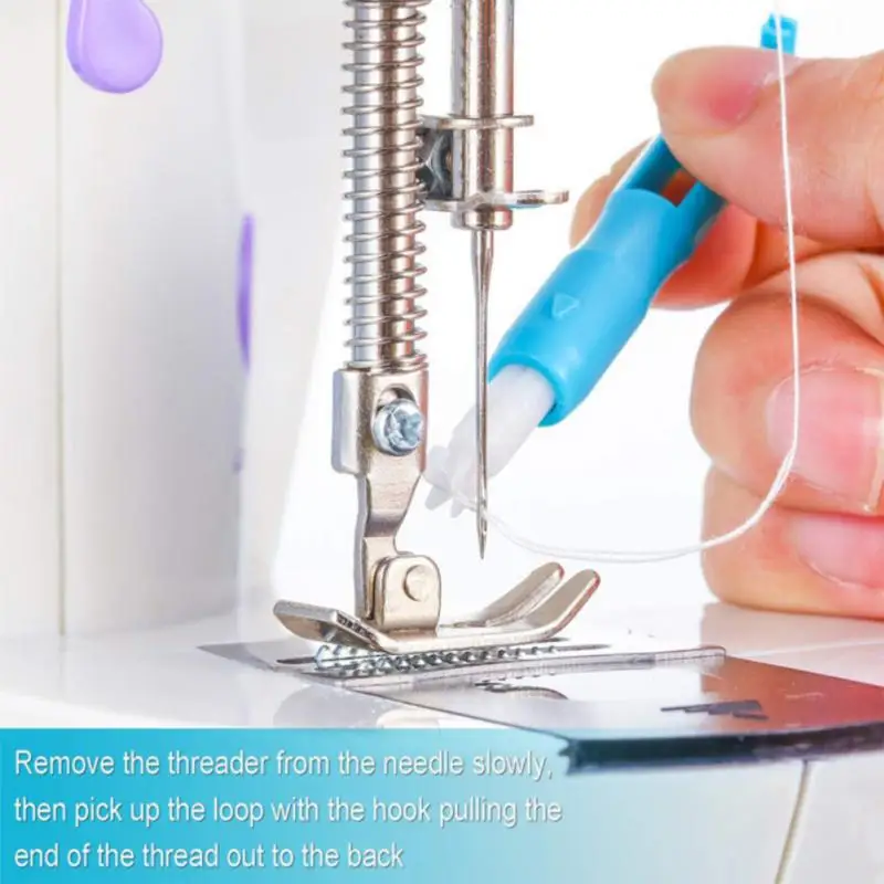 Sewing Machine Needle Threader Stitch Insertion Tool Automatic Threader Quick Sewing Threader Needle Tool DIY Sewing Accessories 
Sewing Machine Needle Threader Stitch Insertion Tool Automatic Threader Quick Sewing Threader Needle Tool DIY Sewing Accessories