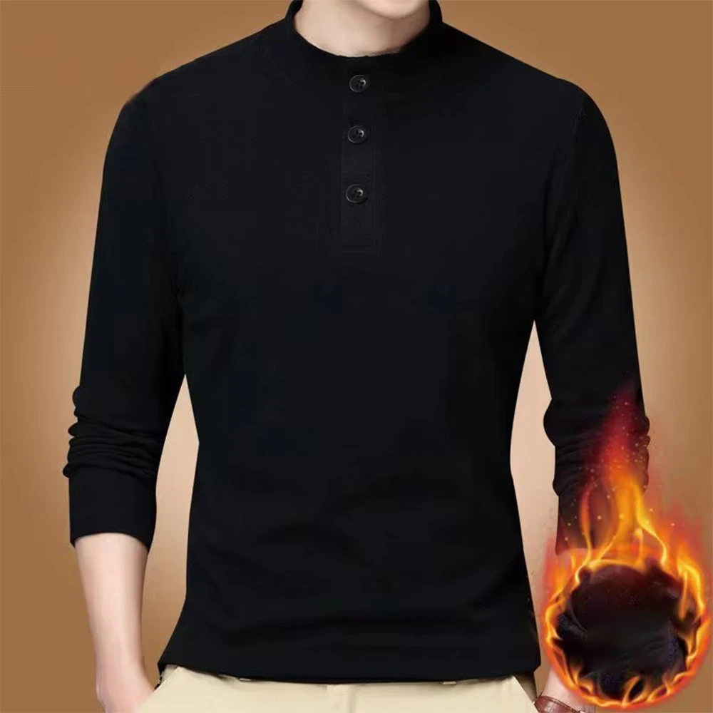 1 Pcs Men\\'s T-Shirts Bottoming Shirts Cationic Classic Thermal Half-high Collar Fleece Tops Half-turtleneck Top
1 Pcs Men\\'s T-Shirts Bottoming Shirts Cationic Classic Thermal Half-high Collar Fleece Tops Half-turtleneck Top
